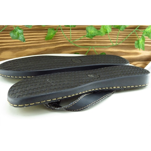 Born Concept Sz 7 M Black Flip Flop Synthetic Women Sandals - Picture 11 of 11